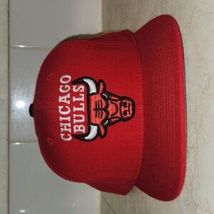 Chicago Bulls Hardwood Classics NBA Red Snapback Adjustable Hat Vintage Y2K